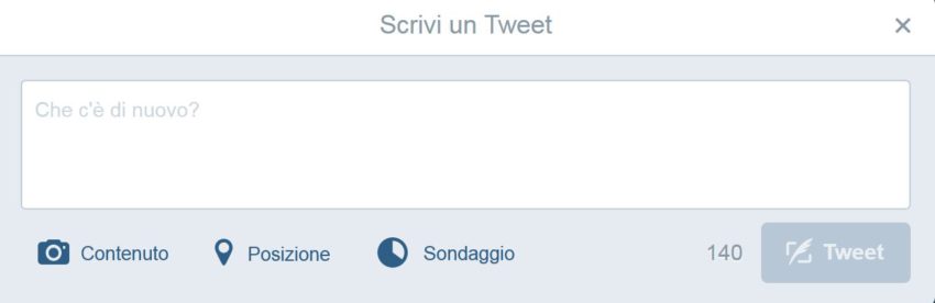 sondaggio twitter