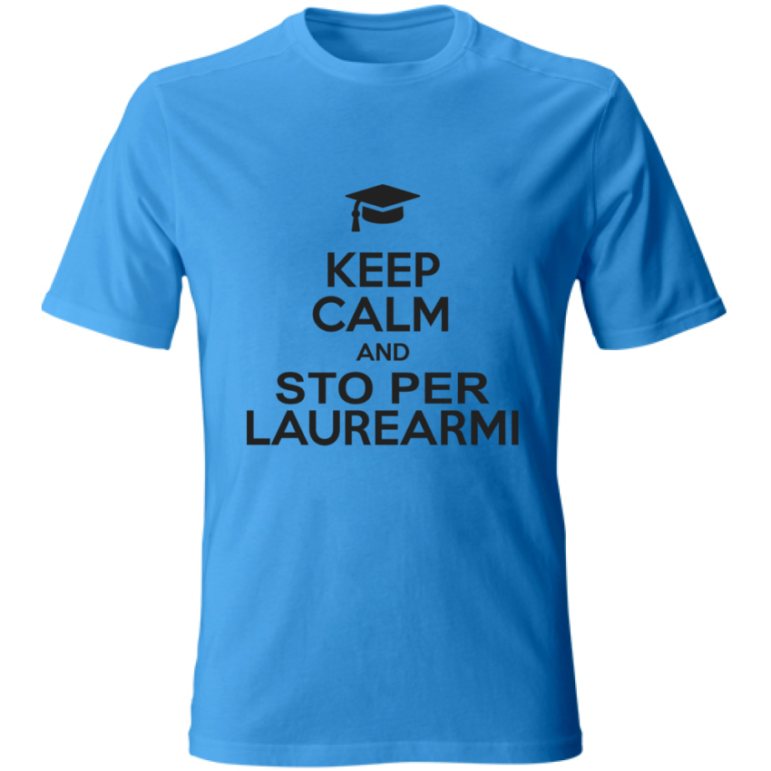 10.70 € T-shirt per la laurea Keep Calm sto per laurearmi