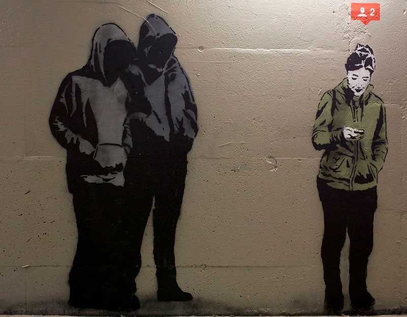 Street art - Social network - Facebook