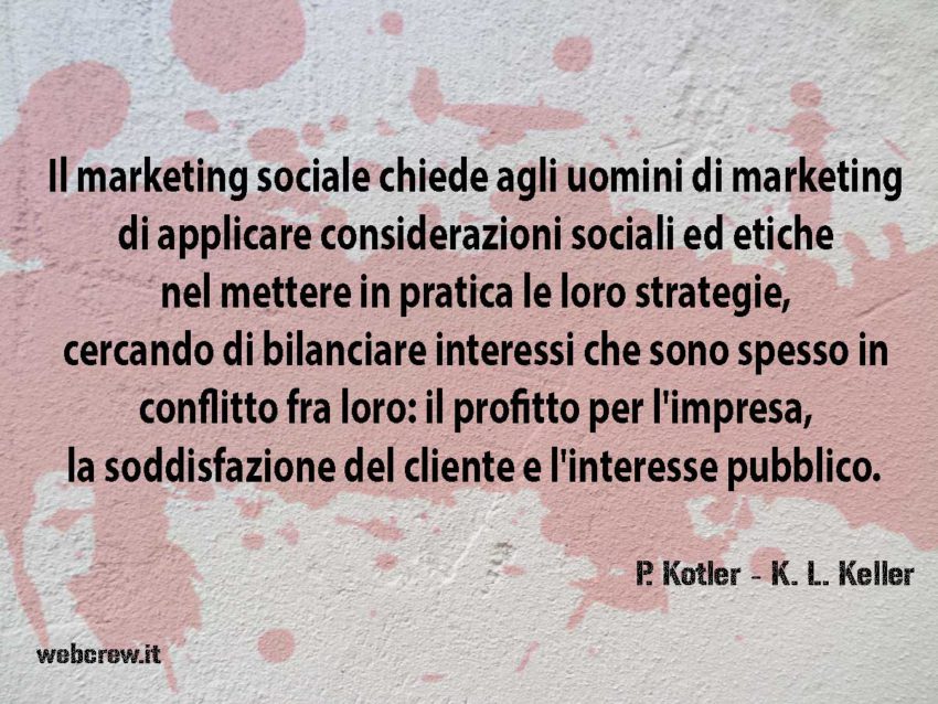 Kotler - Marketing sociale
