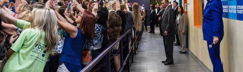 hilary clinton - selfie