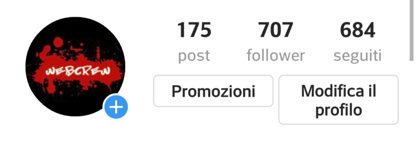 modifica profilo Instagram