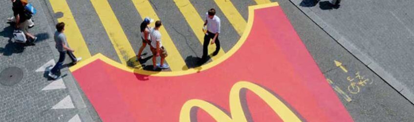 street marketing - mc donald's