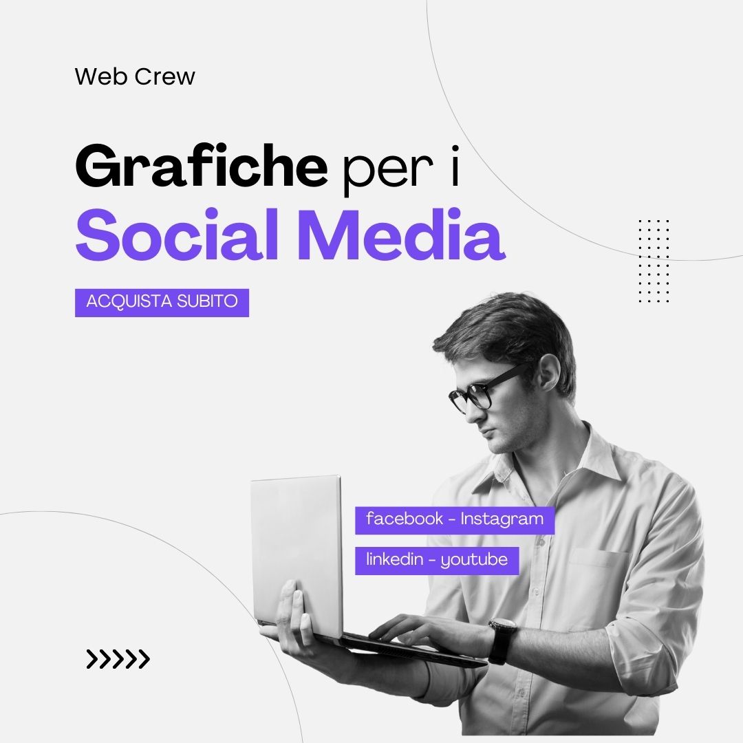 grafica per social
