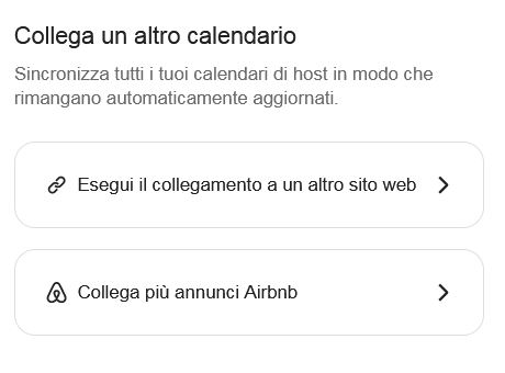 Collega calendario Airbnb